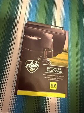 Auto Drive RV Tongue Jack Cover - Black